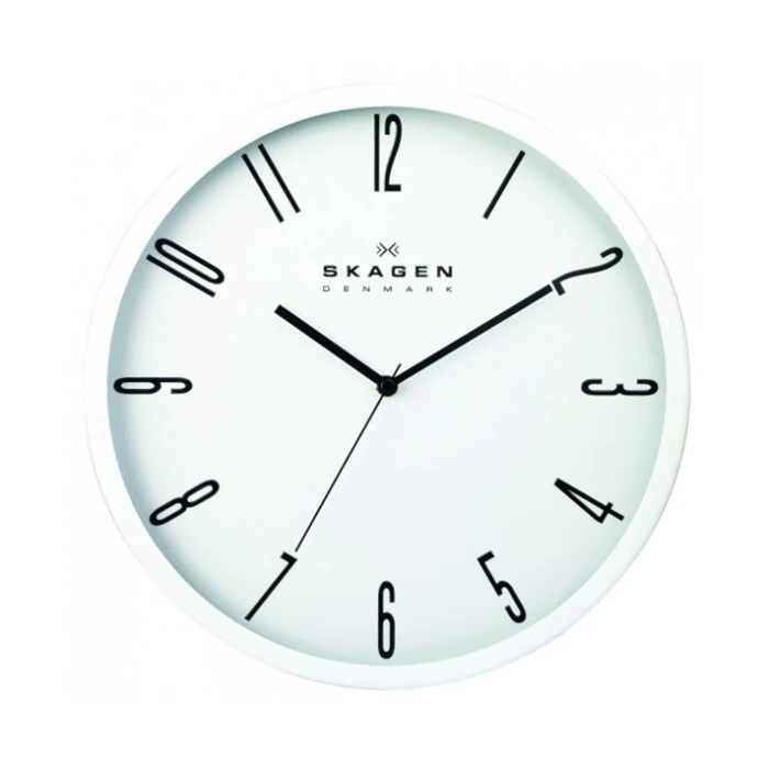 Skagen vægur i hvid